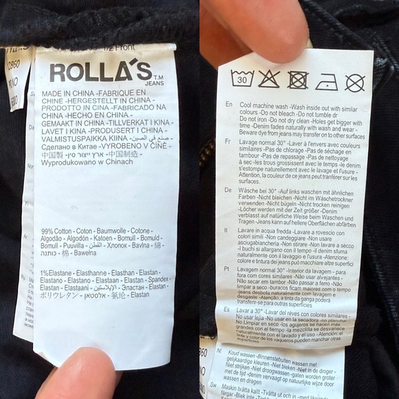 ROLLA’S Dusters High Rise Slim Size 28 - Picture 13 of 14